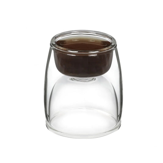 2 in 1 Espresso Glas