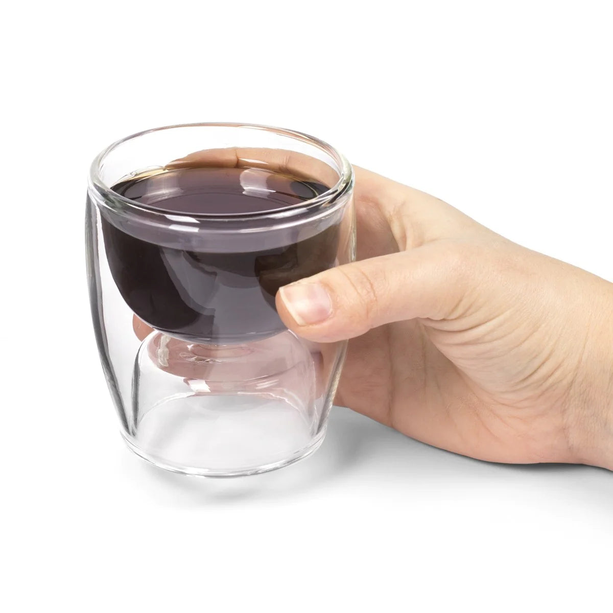 2 in 1 Espresso Glas