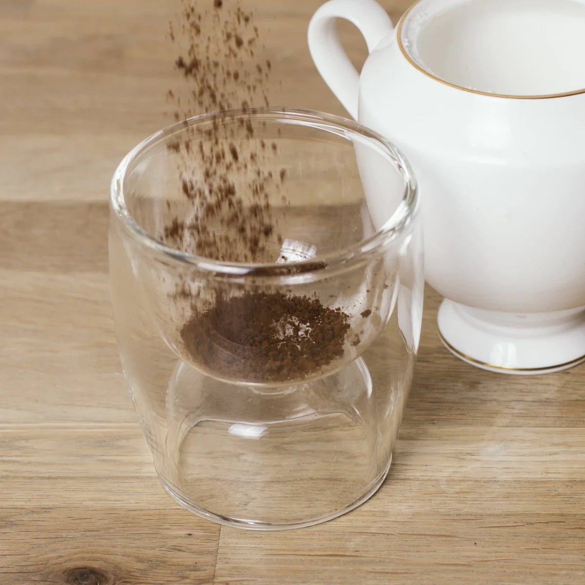 2 in 1 Espresso Glas