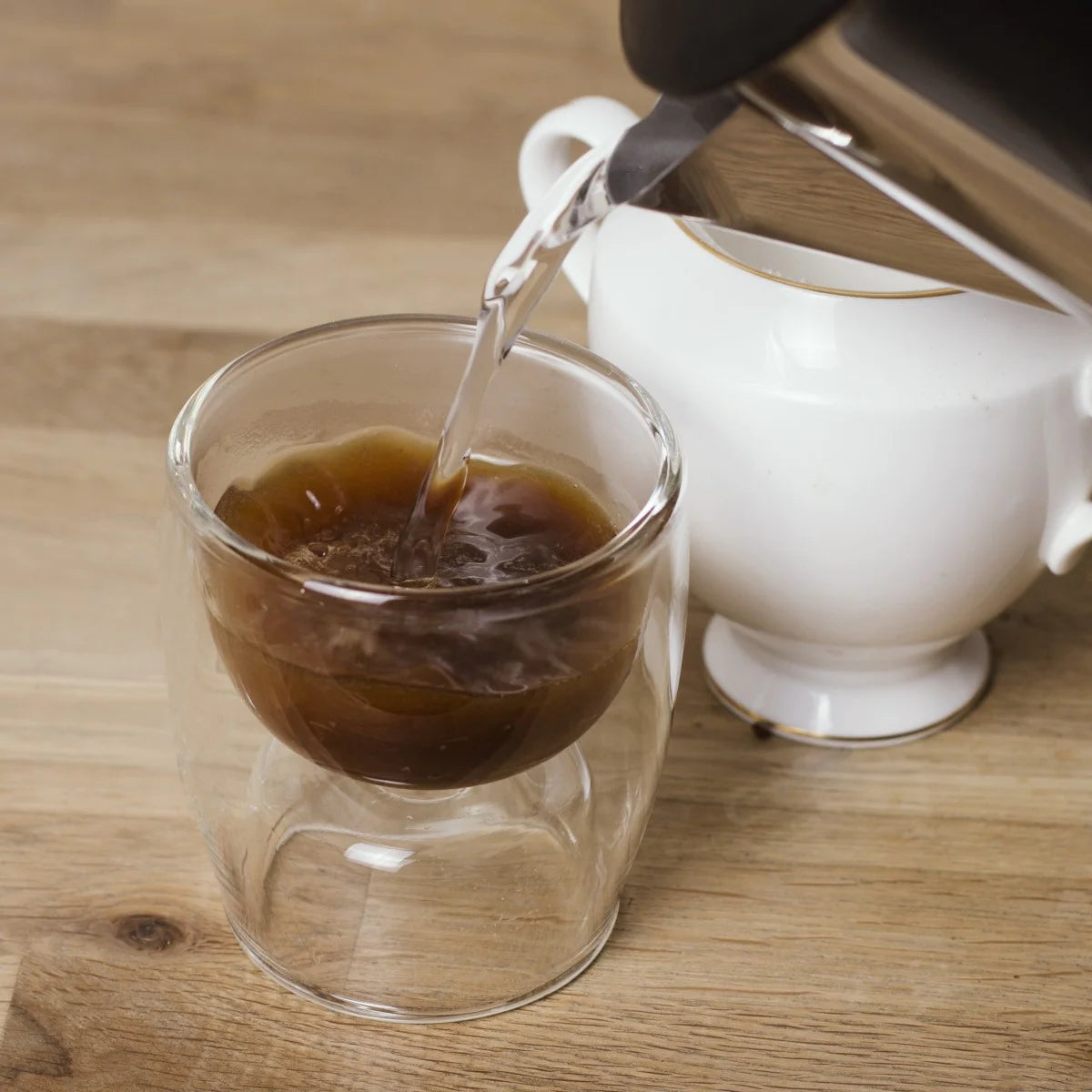 2 in 1 Espresso Glas
