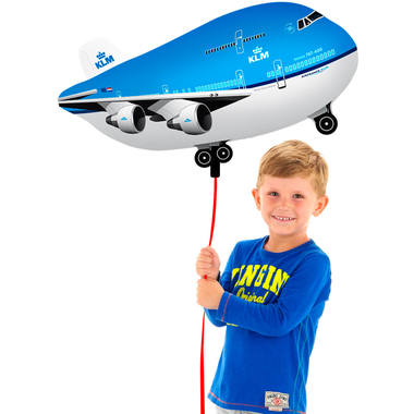 KLM Vliegtuig Folieballon 95x45cm