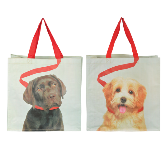 Boodschappentas Hond aan riem