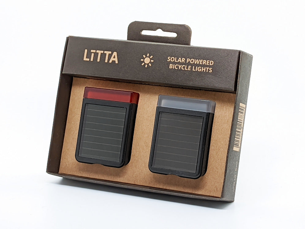 Fietslamp op zonne energie - Litta