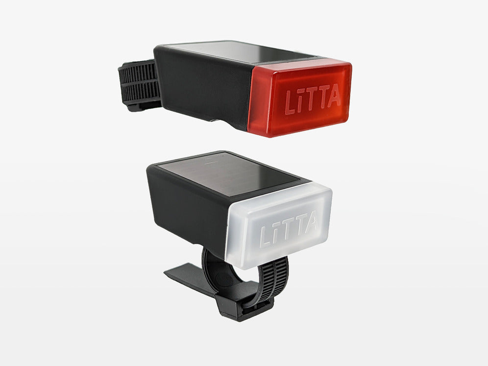 Fietslamp op zonne energie - Litta