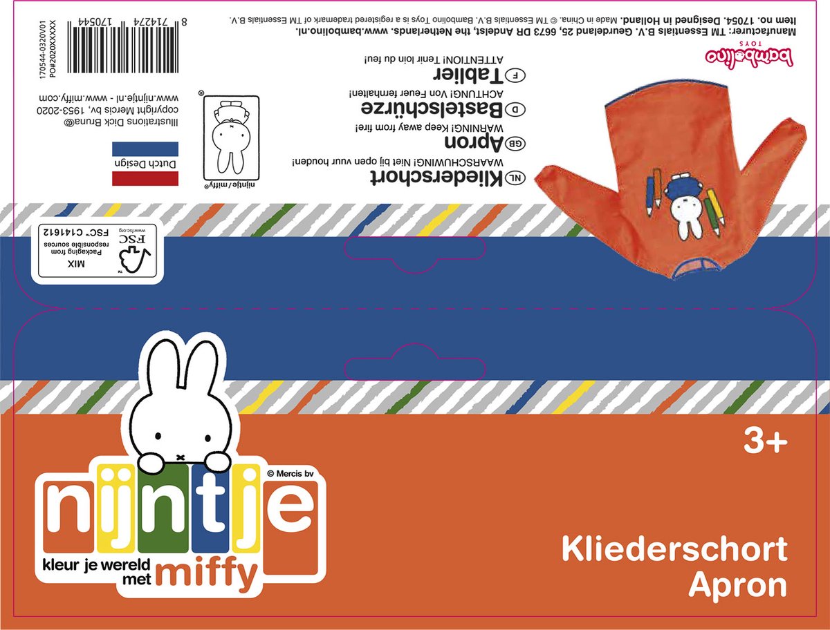 Nijntje klieder short