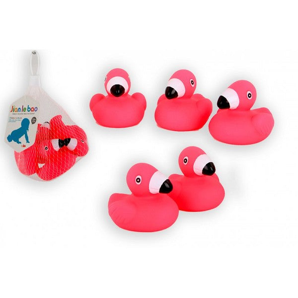Flamingo bad figuurtjes 5 stuks