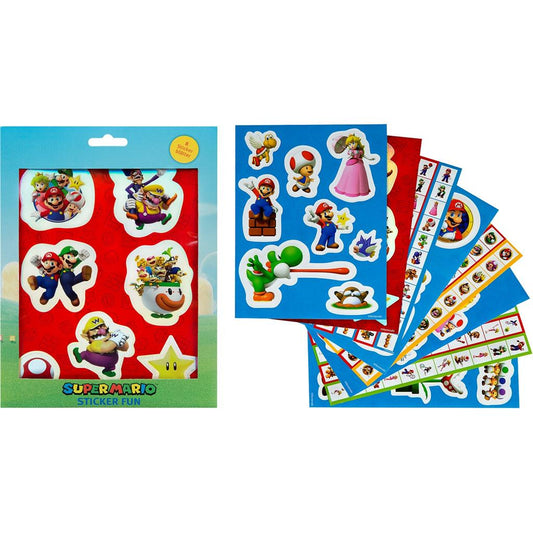 Mario Stickervellen - 5 stuks