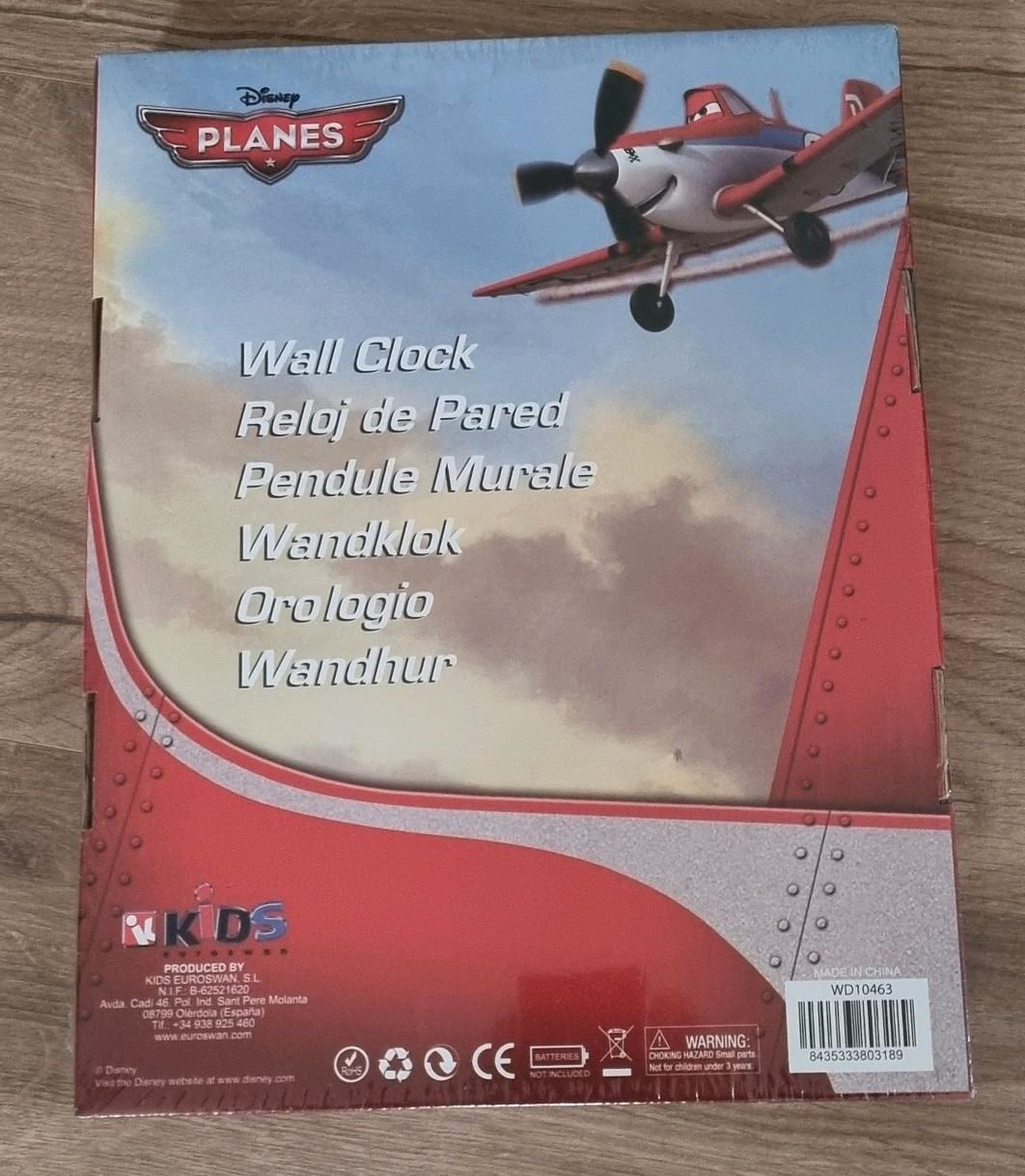Wandklok Disney Planes