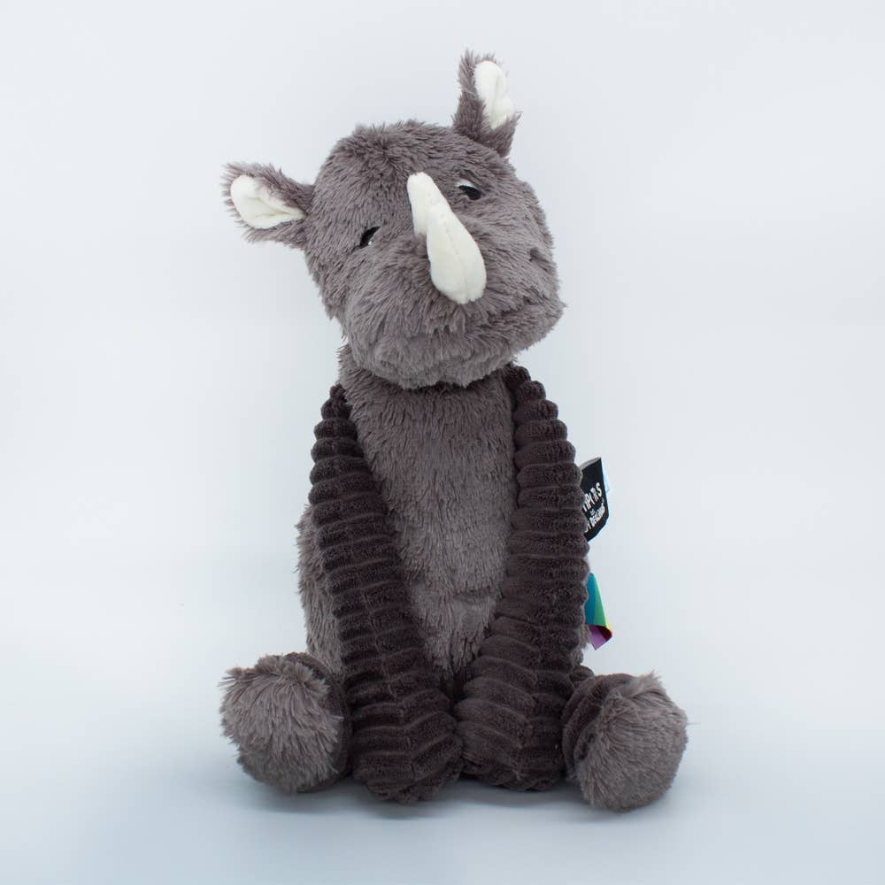 Les Ptipotos Plush - Rhino Grey