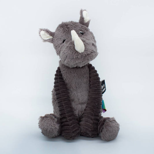 Les Ptipotos Plush - Rhino Grey