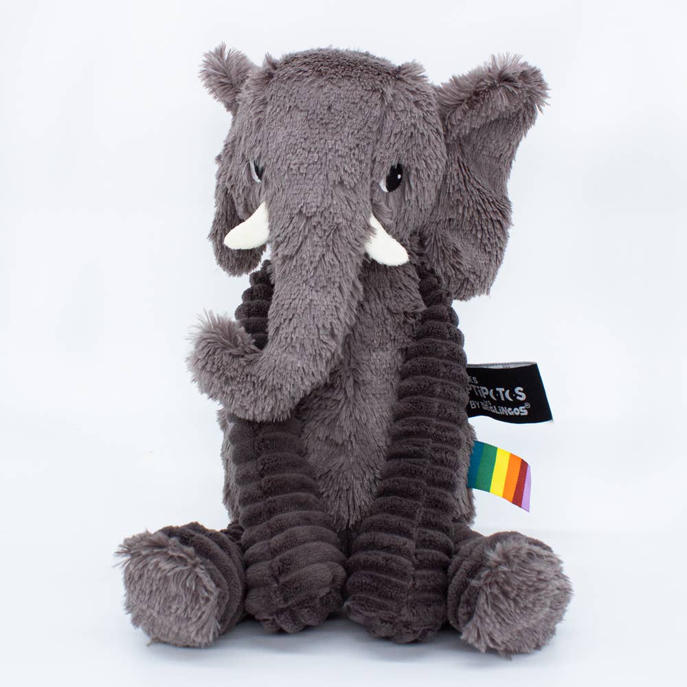 Les Ptipotos Plush - Elephant Grey