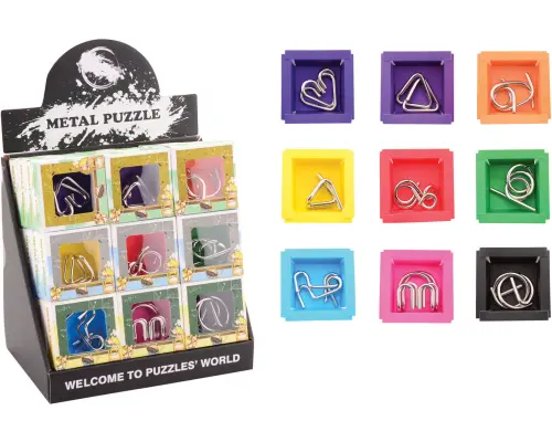 Hersenkraker metalen puzzel