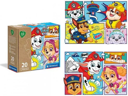 Paw Patrol - 2 cartoon puzzels