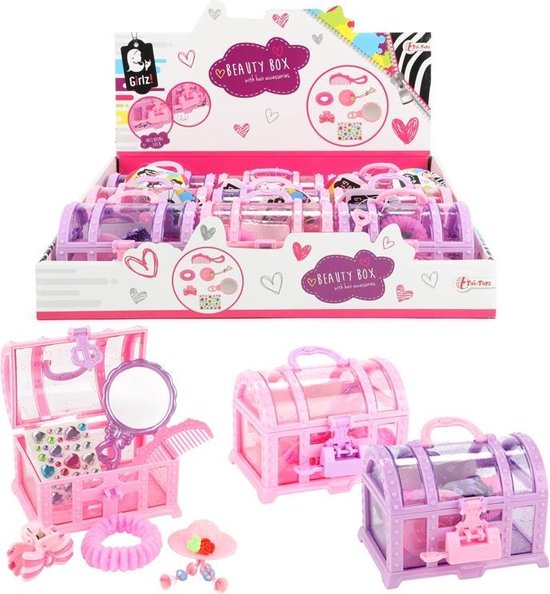 Girlz beautyset in schatkist