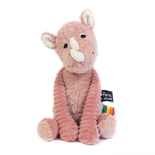 Les Ptipotos Plush - Rhino Pink
