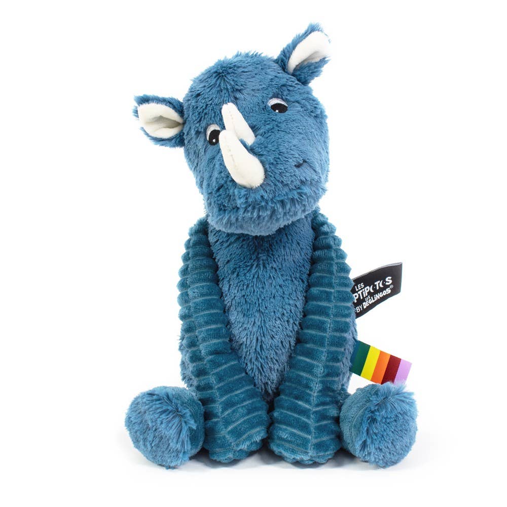 Les Ptipotos Plush - Rhino Blue