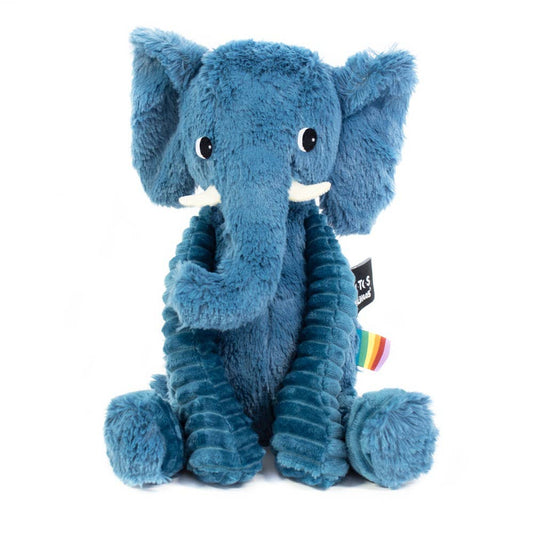 Les Ptipotos Plush - Elephant Blue