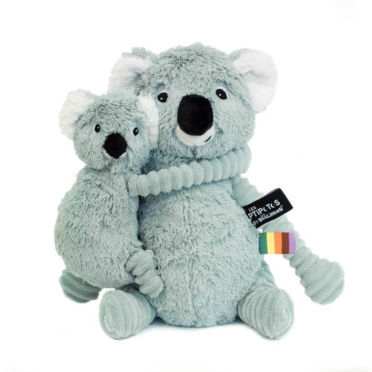 Plush Les Ptipotos - Trankilou the Koala Mum & Baby Mint