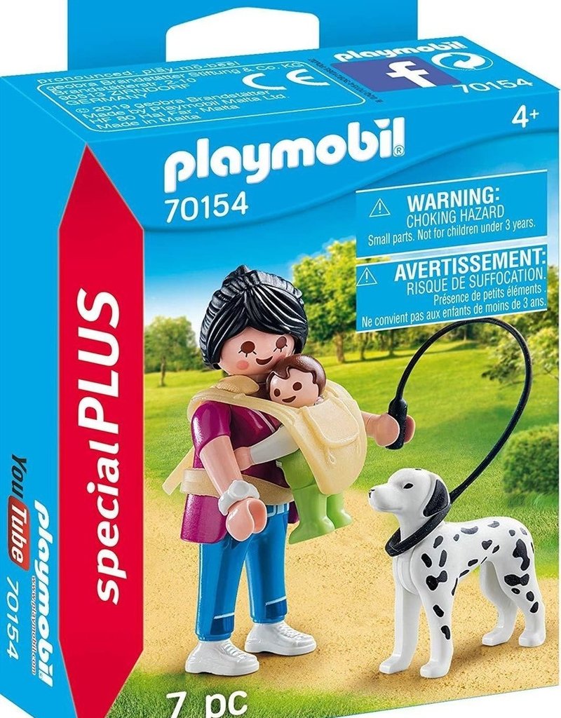Mama met baby in draagzak - Playmobil 70154