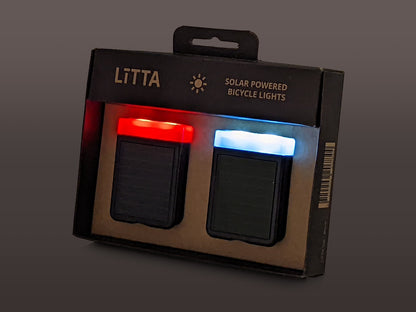 Fietslamp op zonne energie - Litta