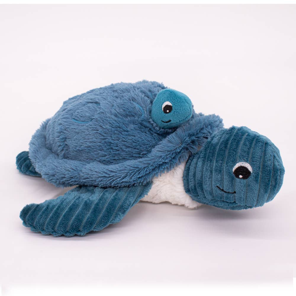 Moeder en Baby Schildpad - Blauw